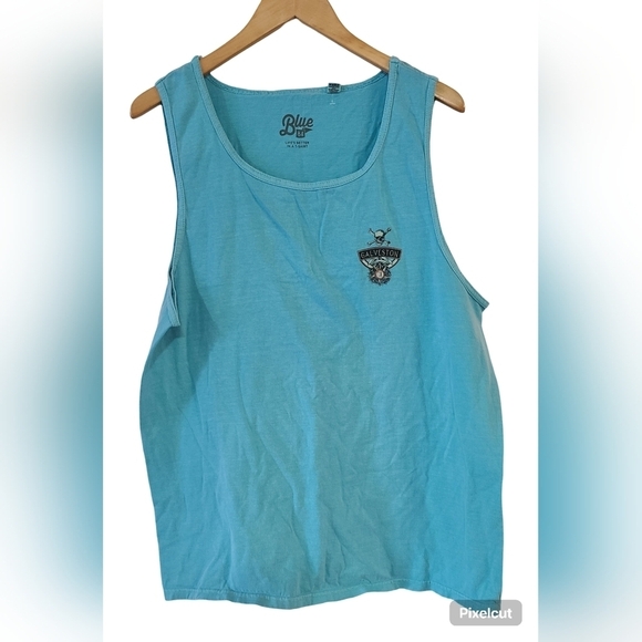 Blue 84 Men's Tourist Tank Top Size Large Galveston Island - Picture 2 of 6